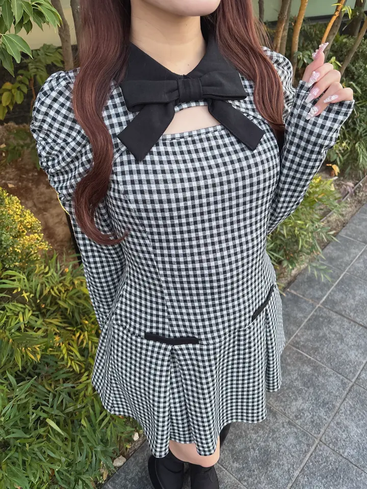 ローフィットバイカラーワンピース｜evelyn（エブリン）公式通販サイト