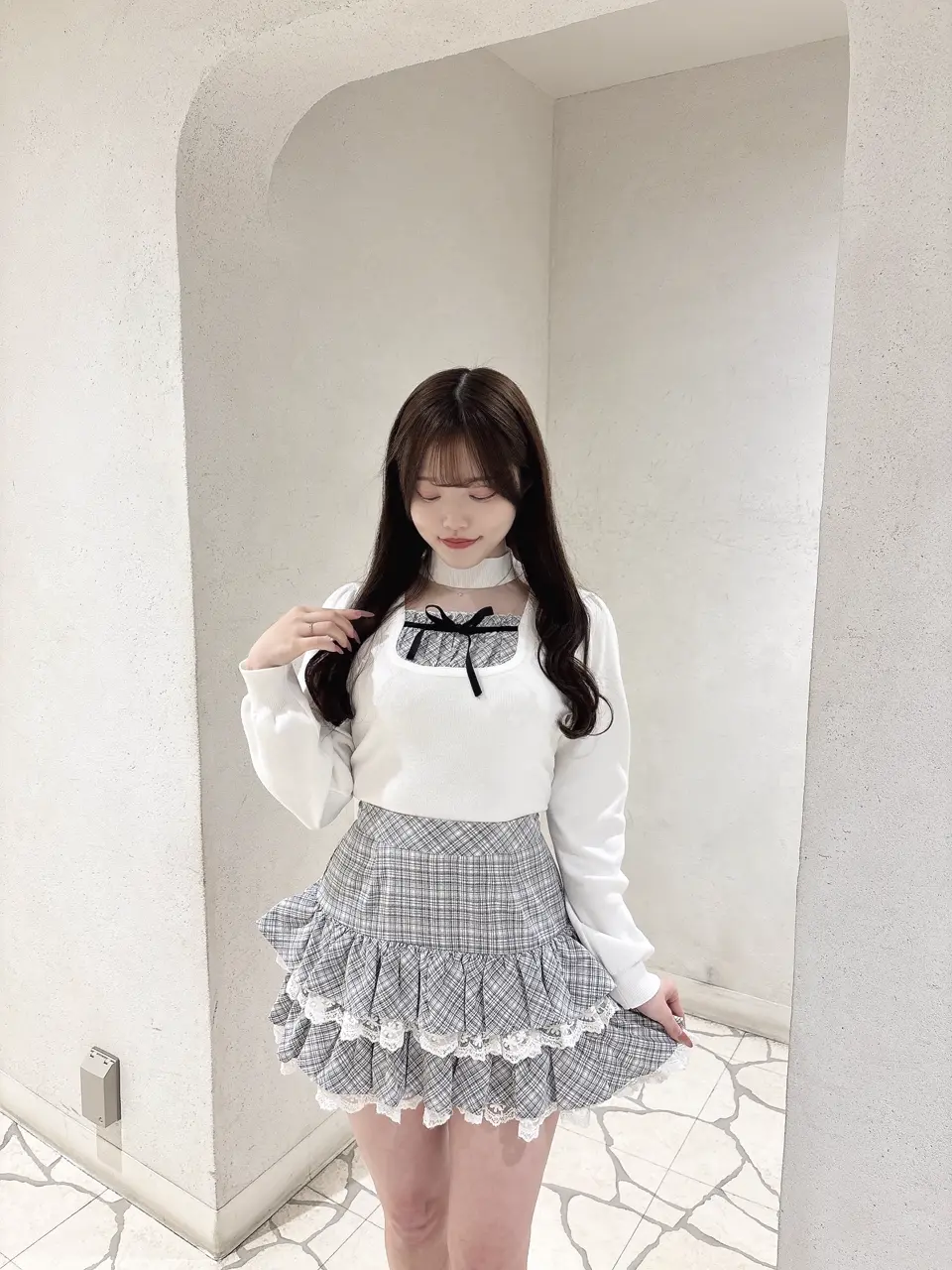 チョーカードッキングニット｜evelyn（エブリン）公式通販サイト