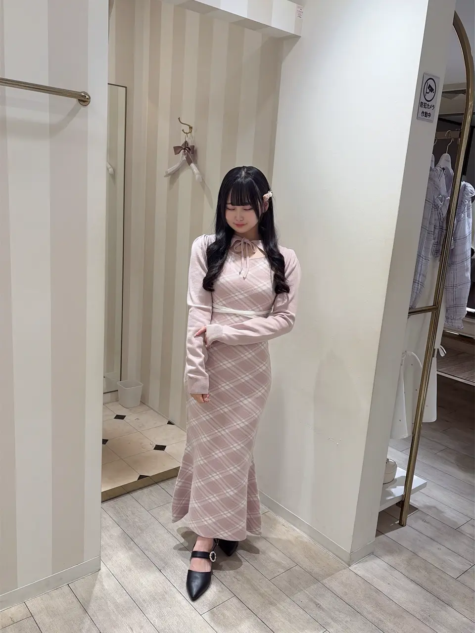 チェックマーメイドワンピース｜evelyn（エブリン）公式通販サイト