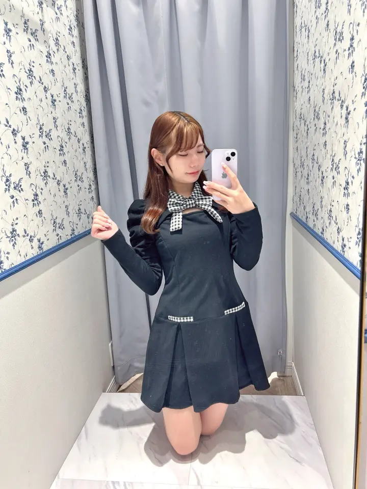 ローフィットバイカラーワンピース｜evelyn（エブリン）公式通販サイト