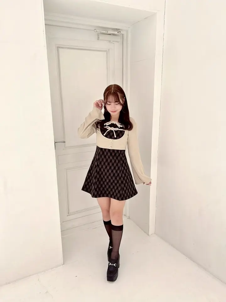 チェックセットワンピース｜evelyn（エブリン）公式通販サイト