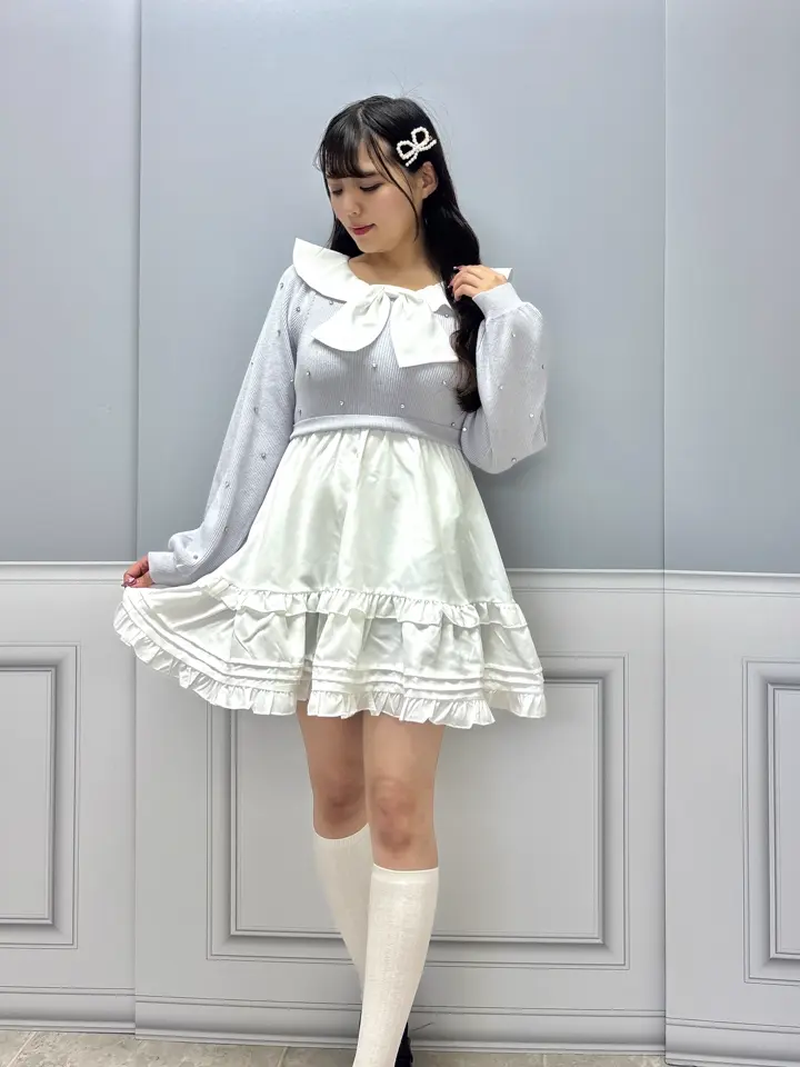 襟タックミニワンピース｜evelyn（エブリン）公式通販サイト