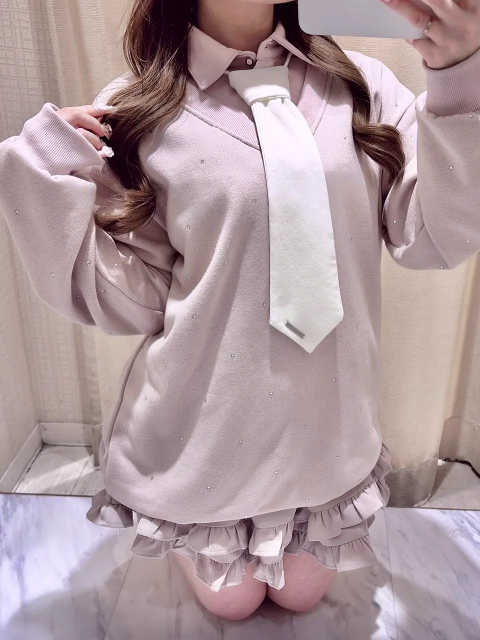 Tie Sweat Onepiece｜evelyn（エブリン）公式通販サイト