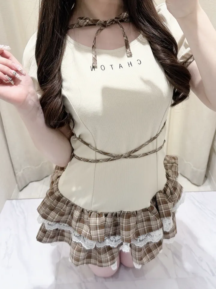バイカラーティアードリブワンピース｜evelyn（エブリン）公式通販サイト