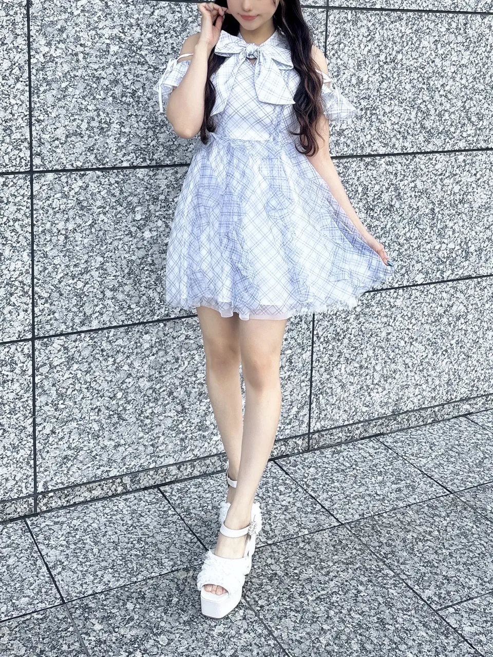 evelyn カラービジューニットミニワンピース evelyn（エブリン）公式通販サイト