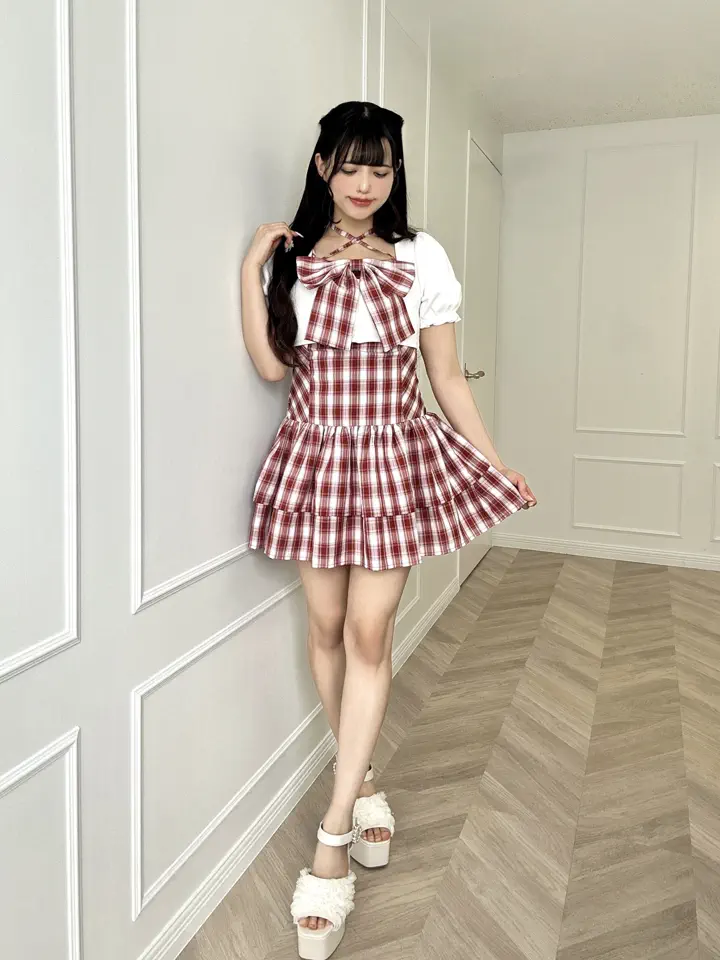 リボンカーデセットワンピース｜evelyn（エブリン）公式通販サイト