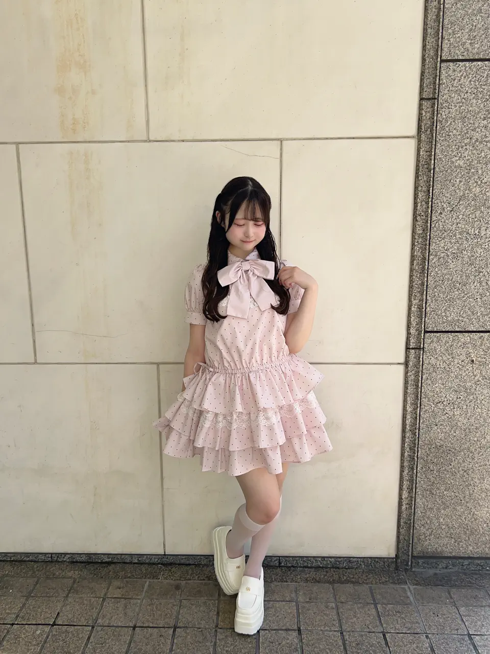 evelyn 半袖 襟付き ティアード ワンピース 3段ティアードシャツミニワンピース｜evelyn（エブリン）公式通販サイト