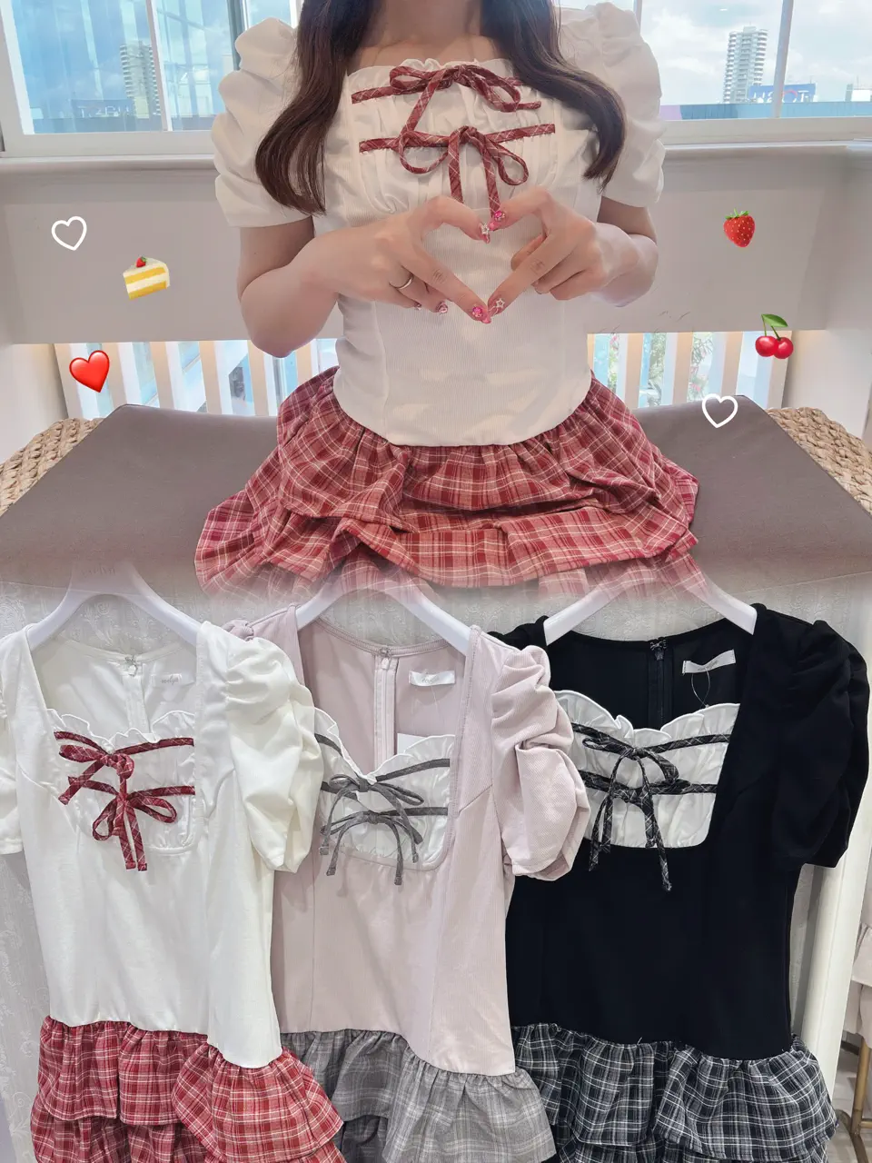 3段ティアードリブワンピース｜evelyn（エブリン）公式通販サイト