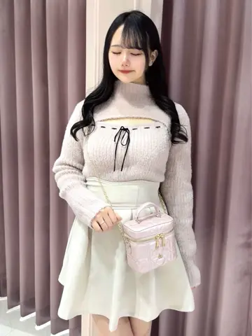 meari♡ 　ELLE 格子ボレロ　アンサンブル　165 サイズ コンパクトボレロキャミセット｜evelyn（エブリン）公式通販サイト