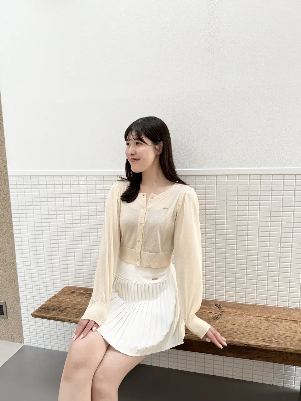 ROSIER インブリード　　アンサンブル　半袖　★新品・未使用★ 値下げ不可 ラインレースプリーツSK｜evelyn（エブリン）公式通販サイト