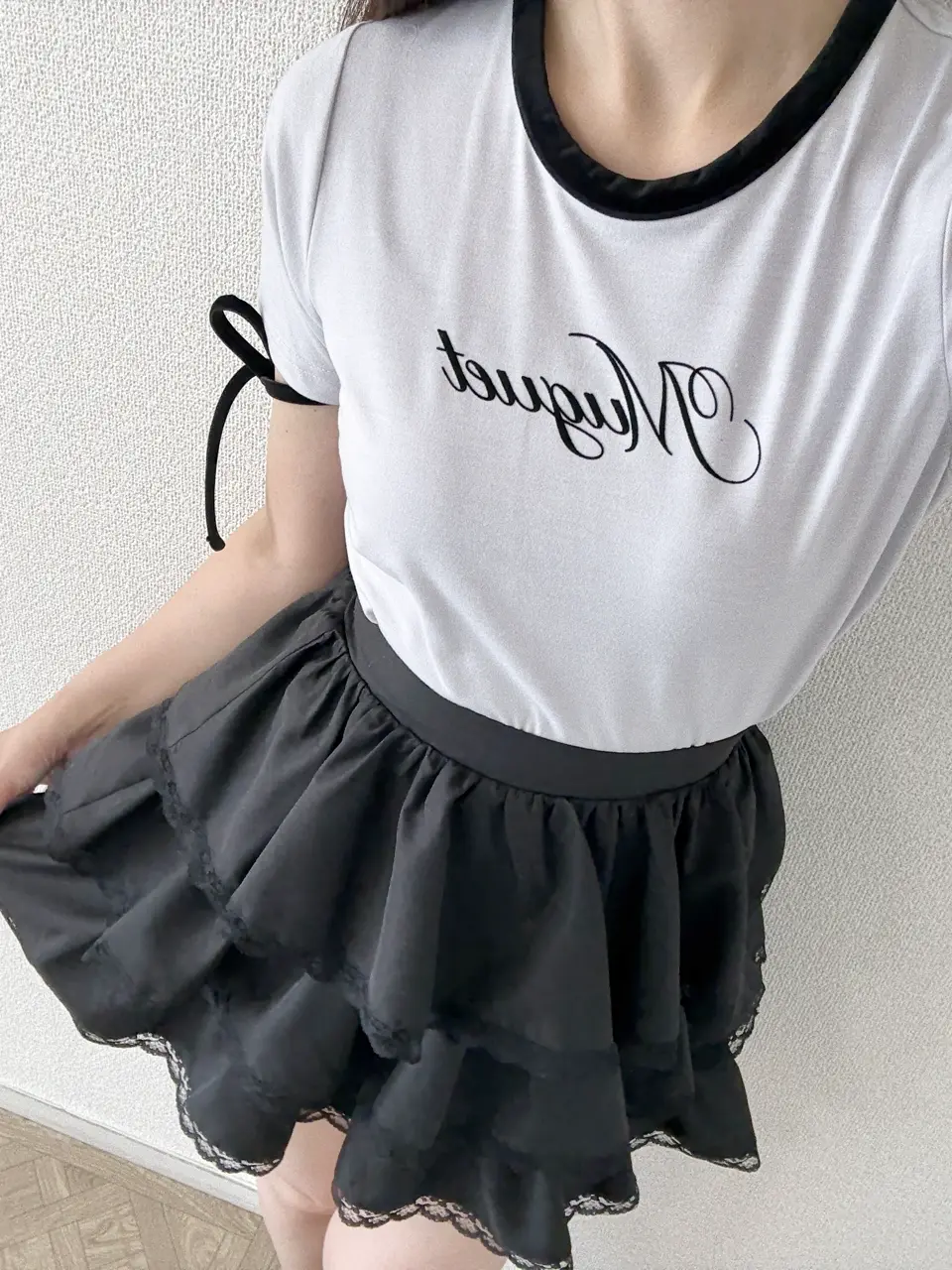 ◆miwa◆新品未開封◆フェレナ　リフトスパッツ Mサイズ レースフリルミニSK｜evelyn（エブリン）公式通販サイト