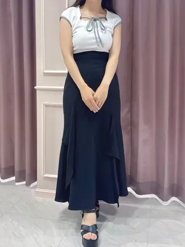 evelyn マーメイドスカート ロング ブラック Fサイズ ストレッチハイウエストマーメイドSK｜evelyn（エブリン）公式