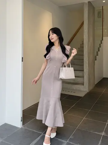 バックリボンマーメイドワンピース｜evelyn（エブリン）公式通販サイト