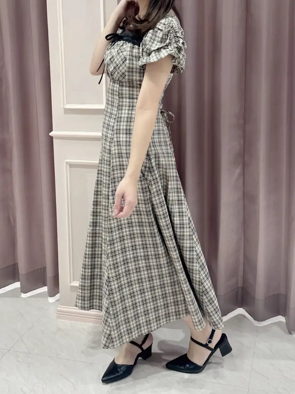An MILLE♡バストギャザーリボンワンピース An MILLE アンミール