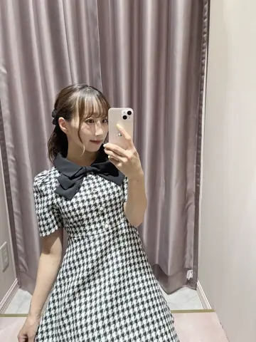 アンミール　エブリン　リボンツイードミニOP リボンツイードミニワンピース｜evelyn（エブリン）公式通販サイト