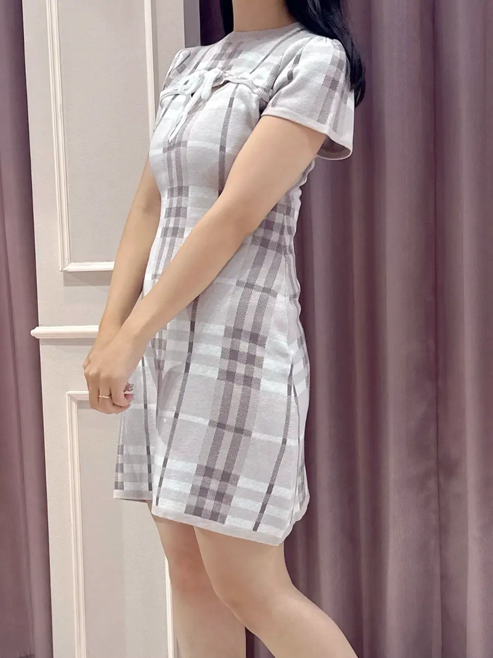 ビッグチェックニットワンピース｜An MILLE（アンミール）公式通販サイト