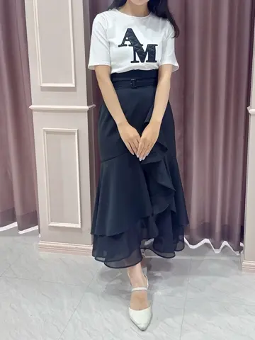 フリルシアーレイヤードスカート｜evelyn（エブリン）公式通販サイト