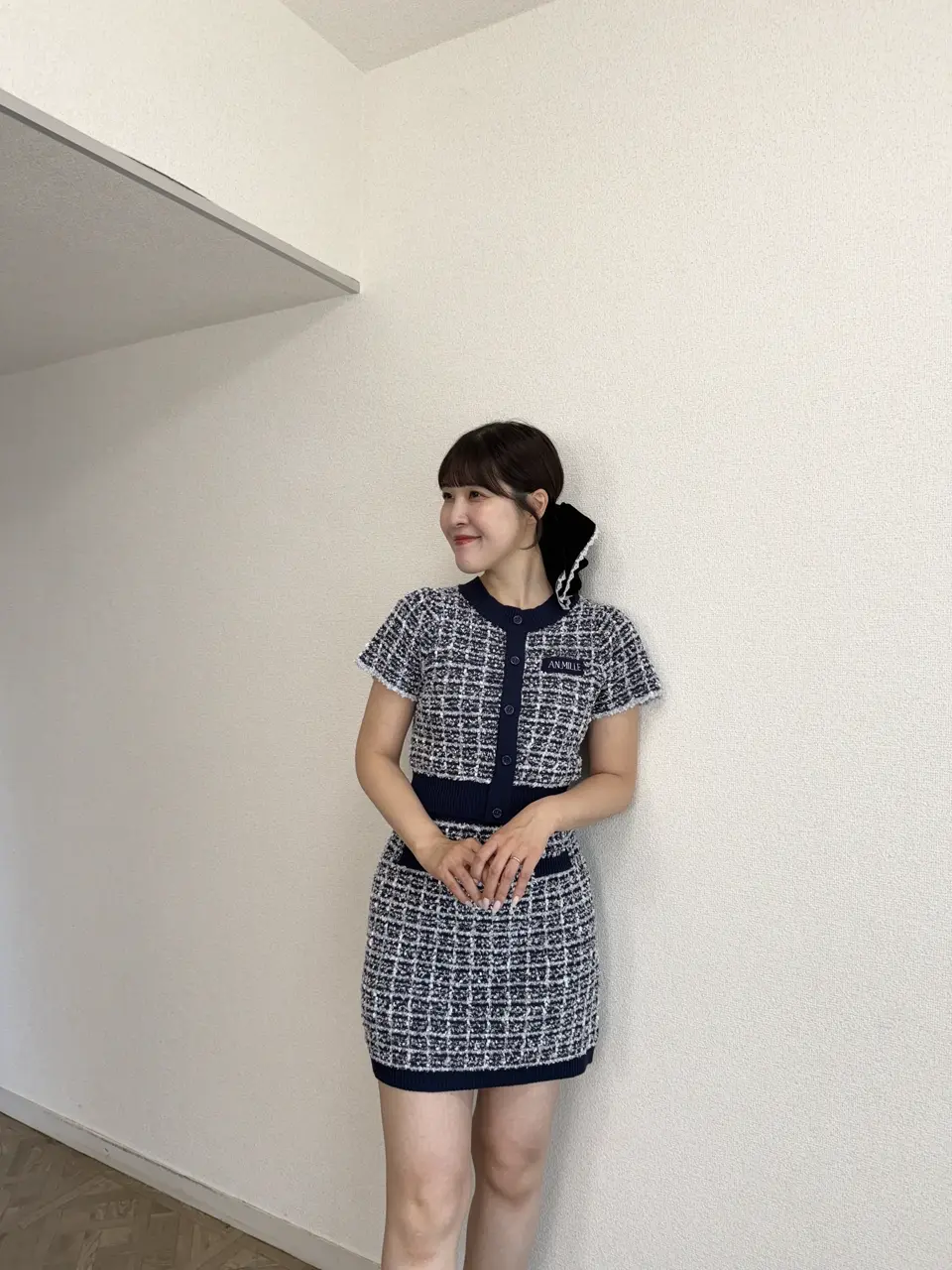 sheller 3rdAnniversaryツイードセットアップ ツイード セットアップ 千鳥柄[品番：JSFW0011831]｜JS FASHION