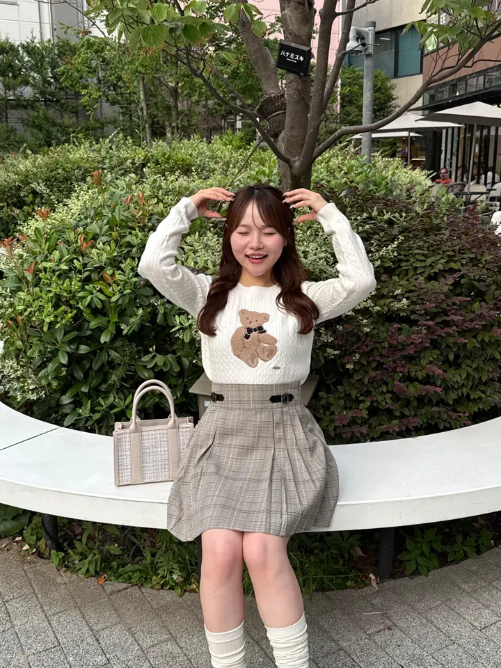 オリジナルベアケーブルニット｜evelyn（エブリン）公式通販サイト