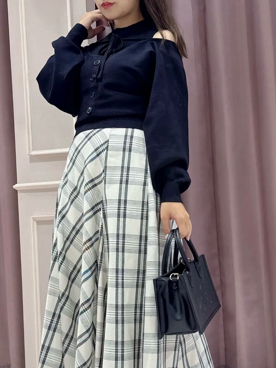 レイヤードリボンニット｜evelyn（エブリン）公式通販サイト