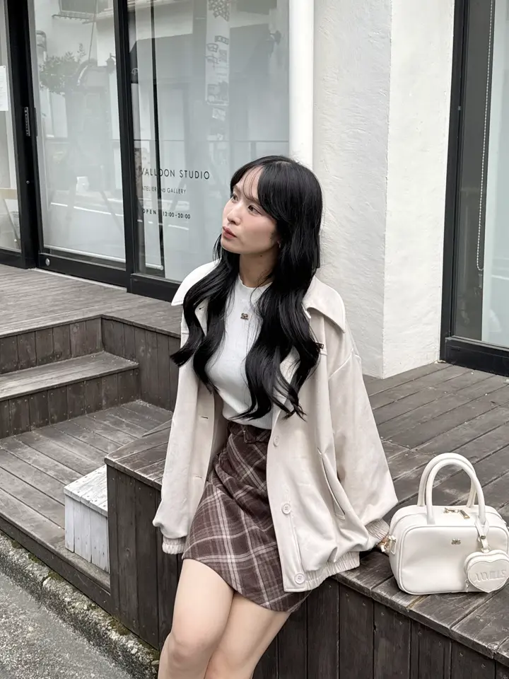 FAUXSUEDEVOLUMEBLOUSON/フォースエードボリュームブルゾン FAUXSUEDEVOLUMEBLOUSON/フォースエードボリュームブルゾン