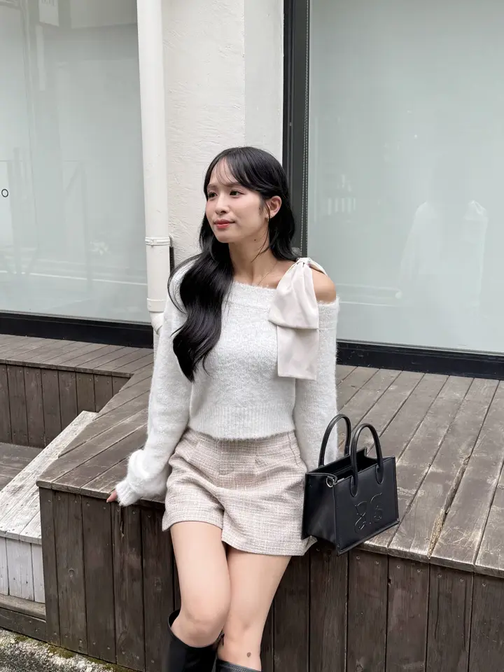 ツイードコンパクトショーパン｜evelyn（エブリン）公式通販サイト