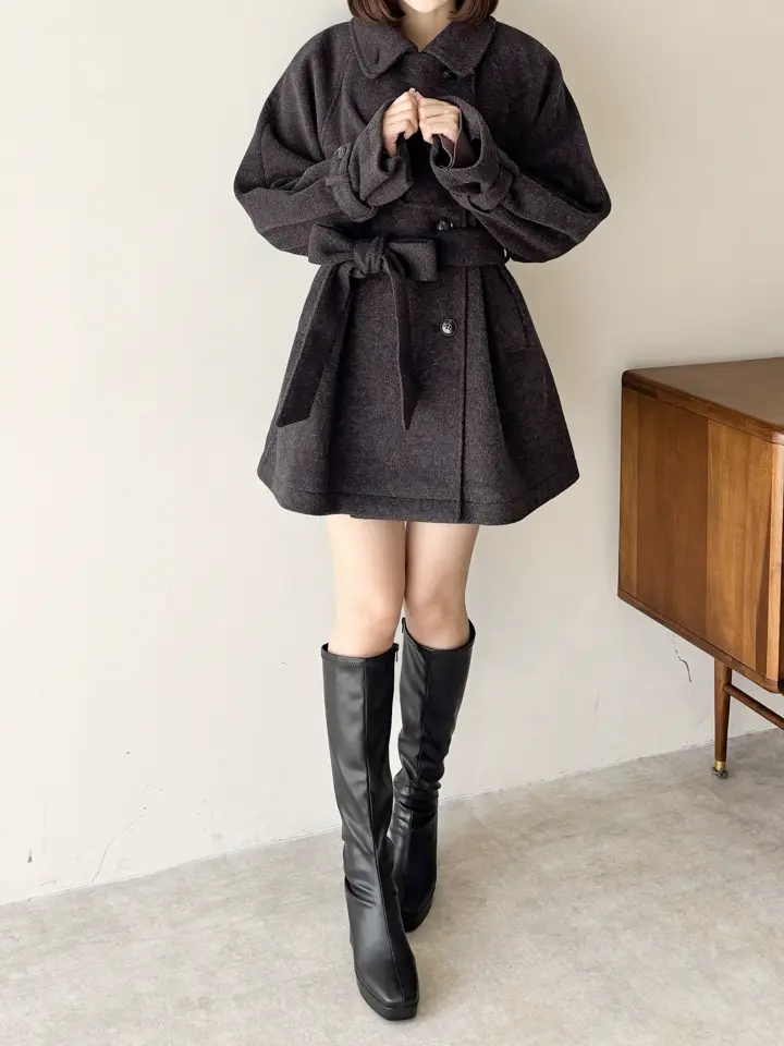 Aラインベルトコート｜evelyn（エブリン）公式通販サイト