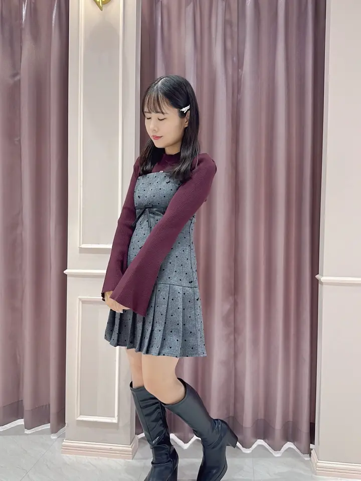 リボンプリーツキャミワンピース｜evelyn（エブリン）公式通販サイト