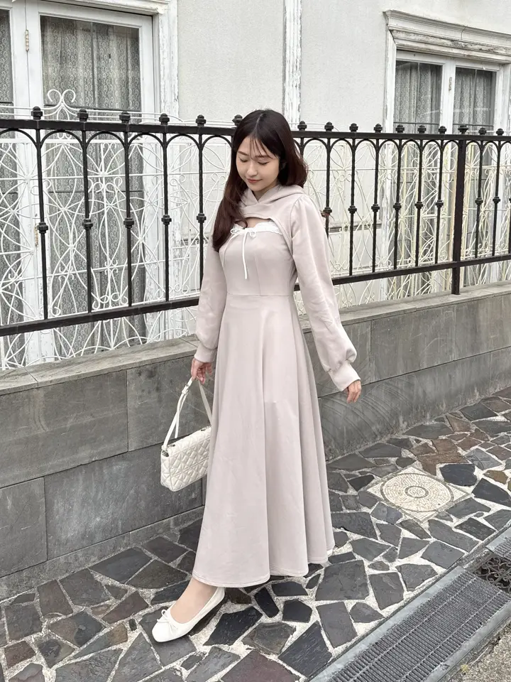 フーディーセットカットソーワンピース｜evelyn（エブリン）公式通販サイト