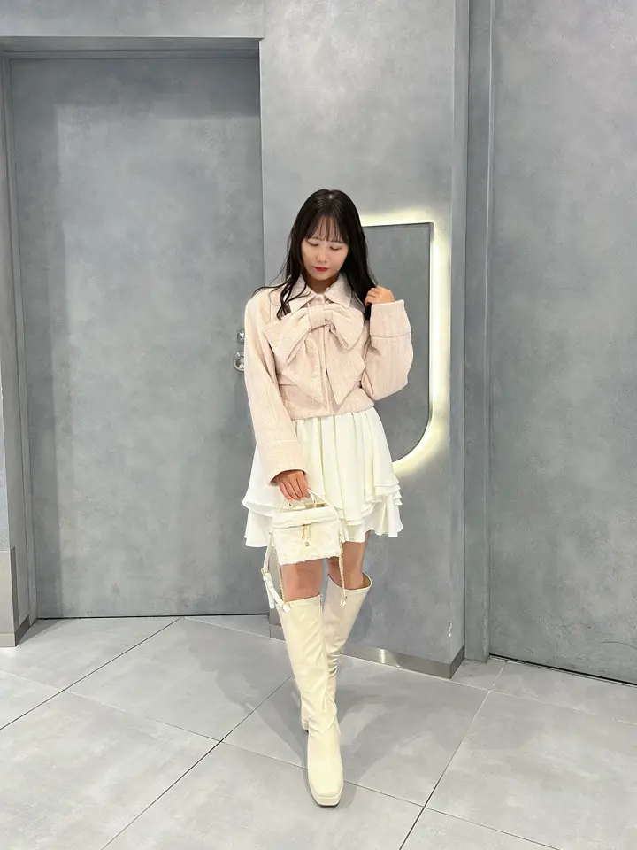 An MILLE アンミール ビッグリボンコート ビッグリボンコート｜evelyn（エブリン）公式通販サイト