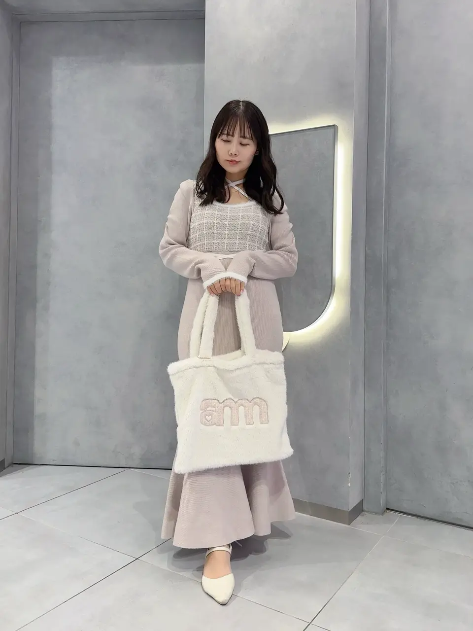 アンミール　ワンピース クロスマーメイドニットワンピース｜An MILLE（アンミール）公式通販サイト