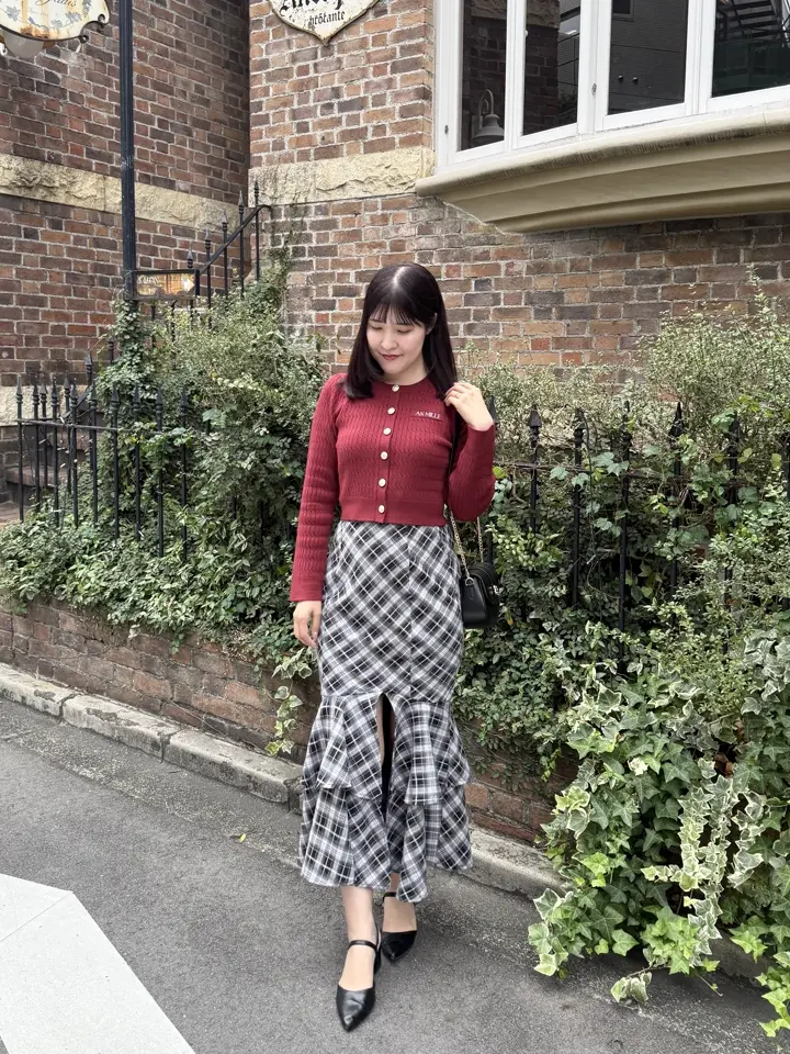 ダブルフリルマーメイドスカート｜evelyn（エブリン）公式通販サイト