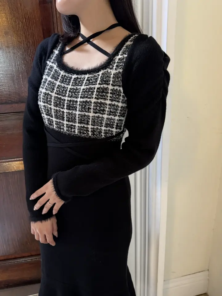 クロスマーメイドニットワンピース｜An MILLE（アンミール）公式通販サイト