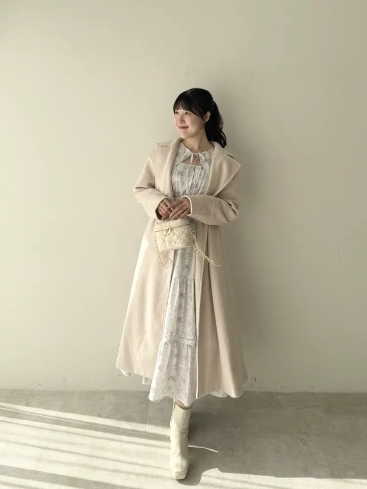 ダブルボタンロングコート｜evelyn（エブリン）公式通販サイト