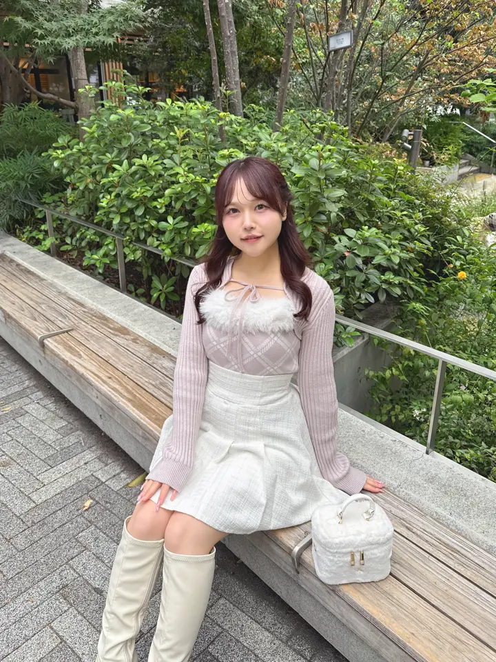 ファーキャミボレロニット｜evelyn（エブリン）公式通販サイト