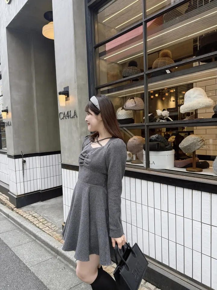 クロスリボンフレアワンピース｜evelyn（エブリン）公式通販サイト