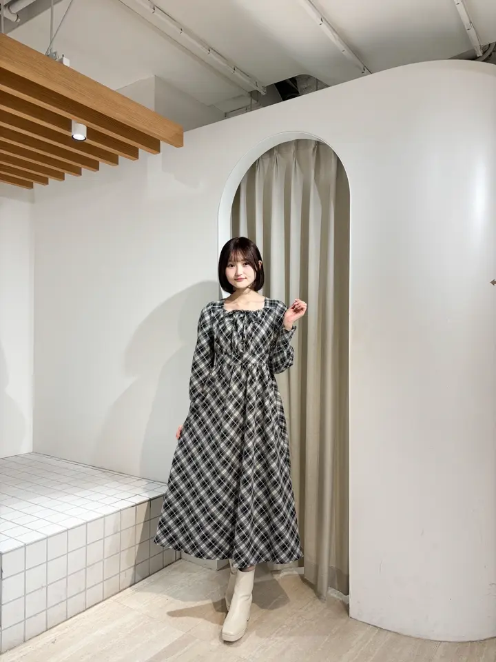 アンミール ワンピース スクエアネックフレアワンピース｜An MILLE（アンミール）公式通販サイト