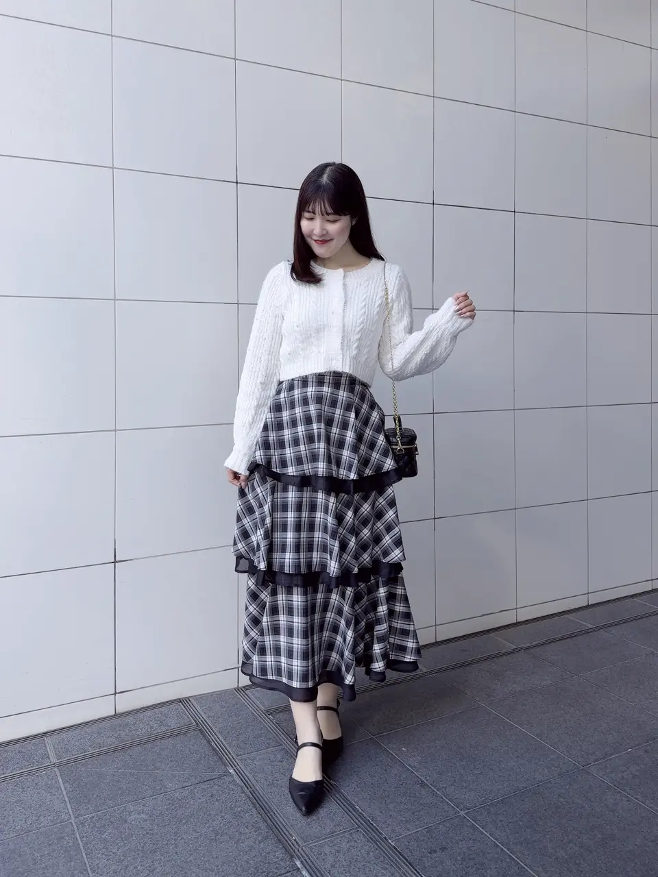 シフォンレイヤードフリルスカート｜evelyn（エブリン）公式通販サイト