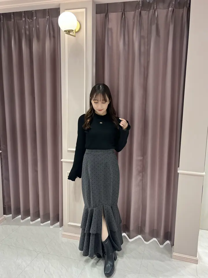 ダブルフリルマーメイドスカート｜evelyn（エブリン）公式通販サイト