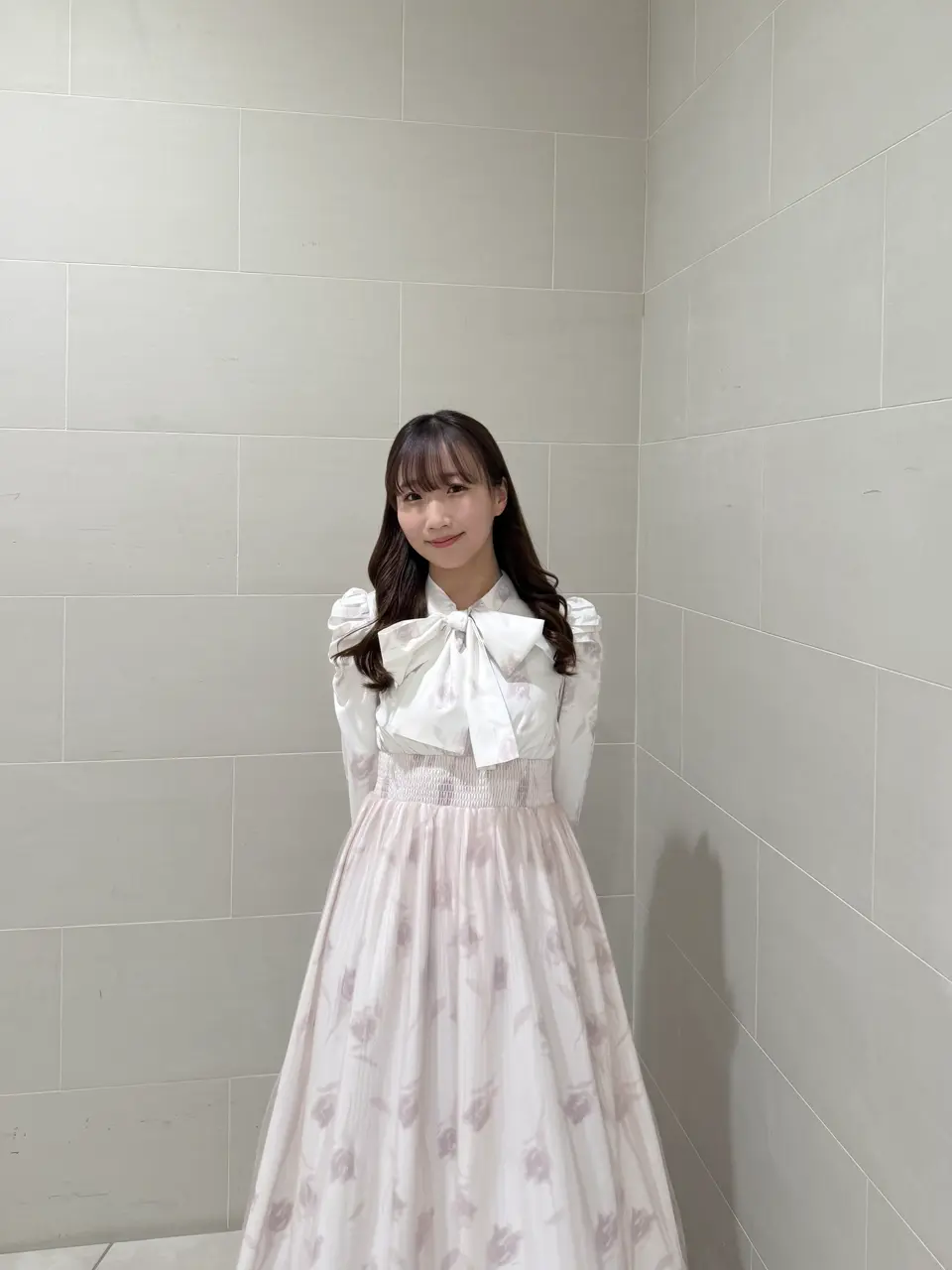 美品✨アンミール フラワーチュール リボンワンピース 花柄 F（E482） フラワーチュールフレアワンピース｜evelyn（エブリン）公式通販サイト