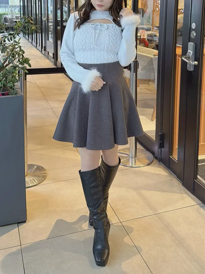 コルセットフレアスカート｜evelyn（エブリン）公式通販サイト