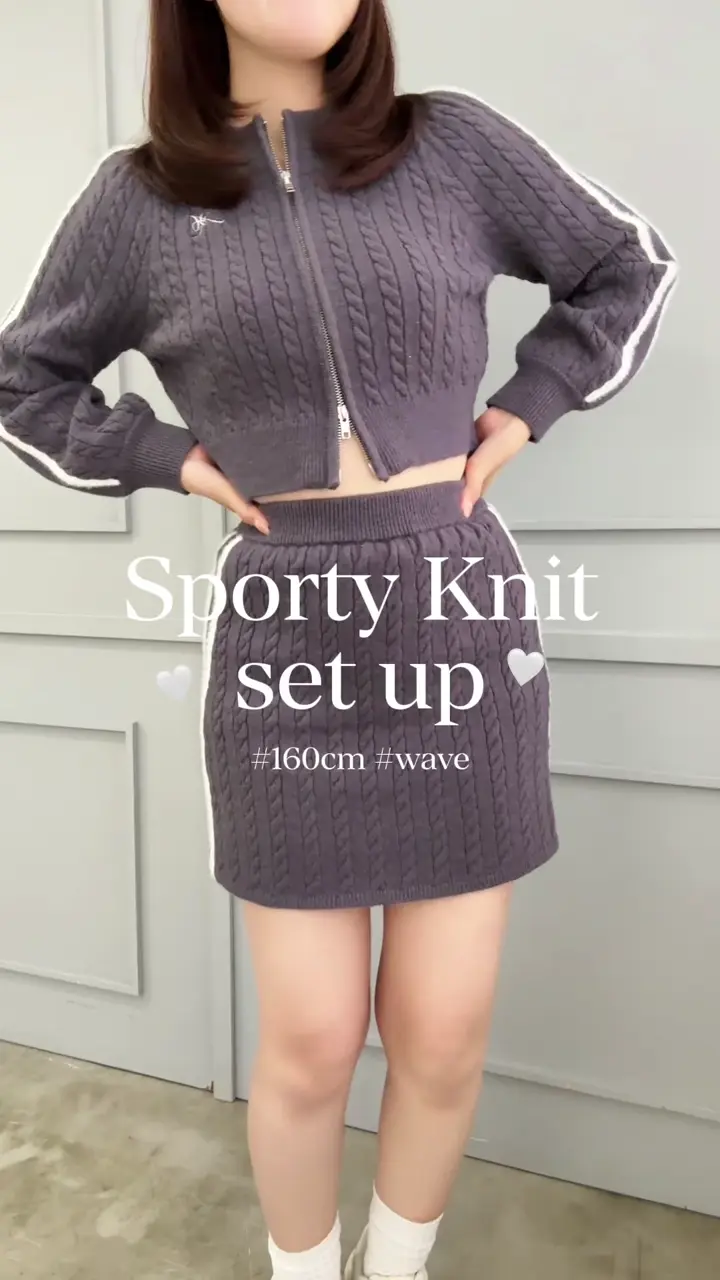 スポーティニットセットアップ｜An MILLE（アンミール）公式通販サイト