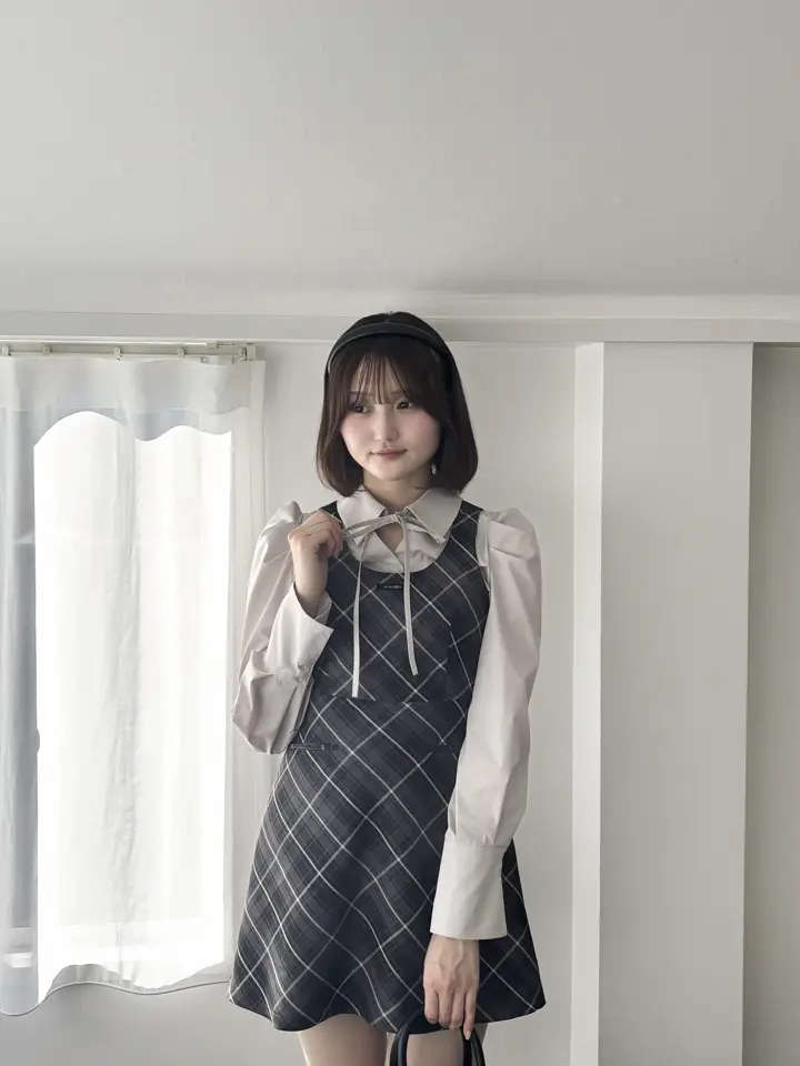 リボンシャツセットワンピース｜evelyn（エブリン）公式通販サイト