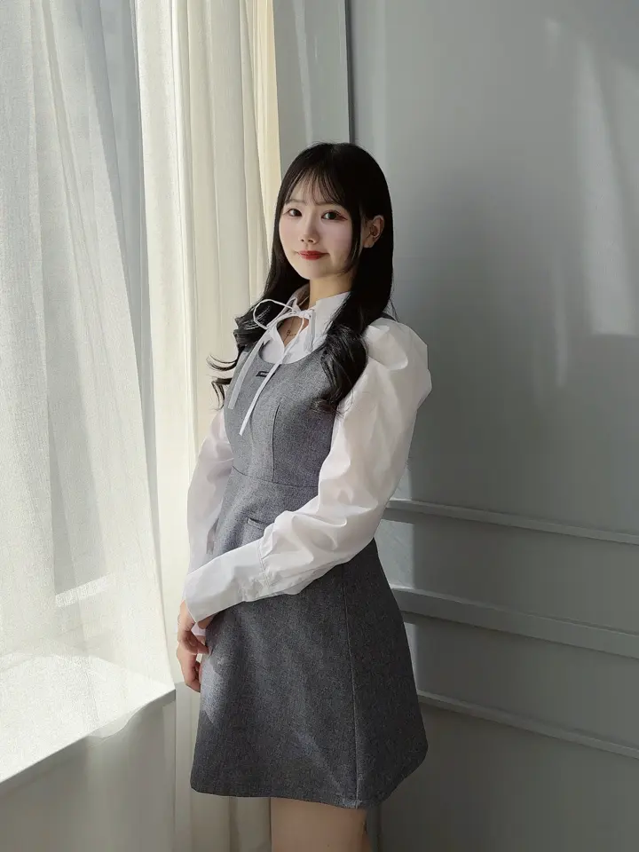 リボンシャツセットワンピース｜evelyn（エブリン）公式通販サイト