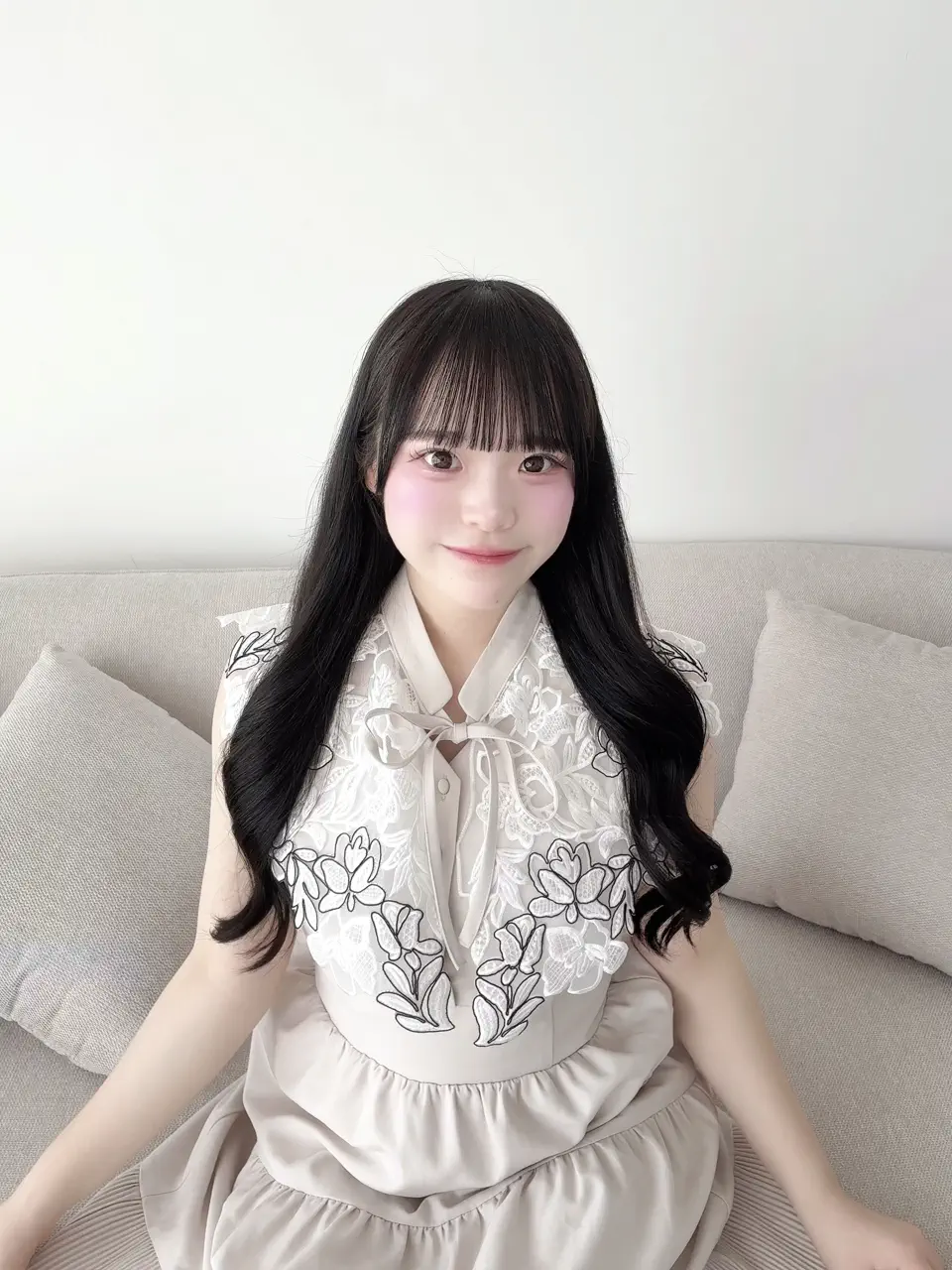 レース襟ティアードプリーツワンピース｜evelyn（エブリン）公式通販サイト