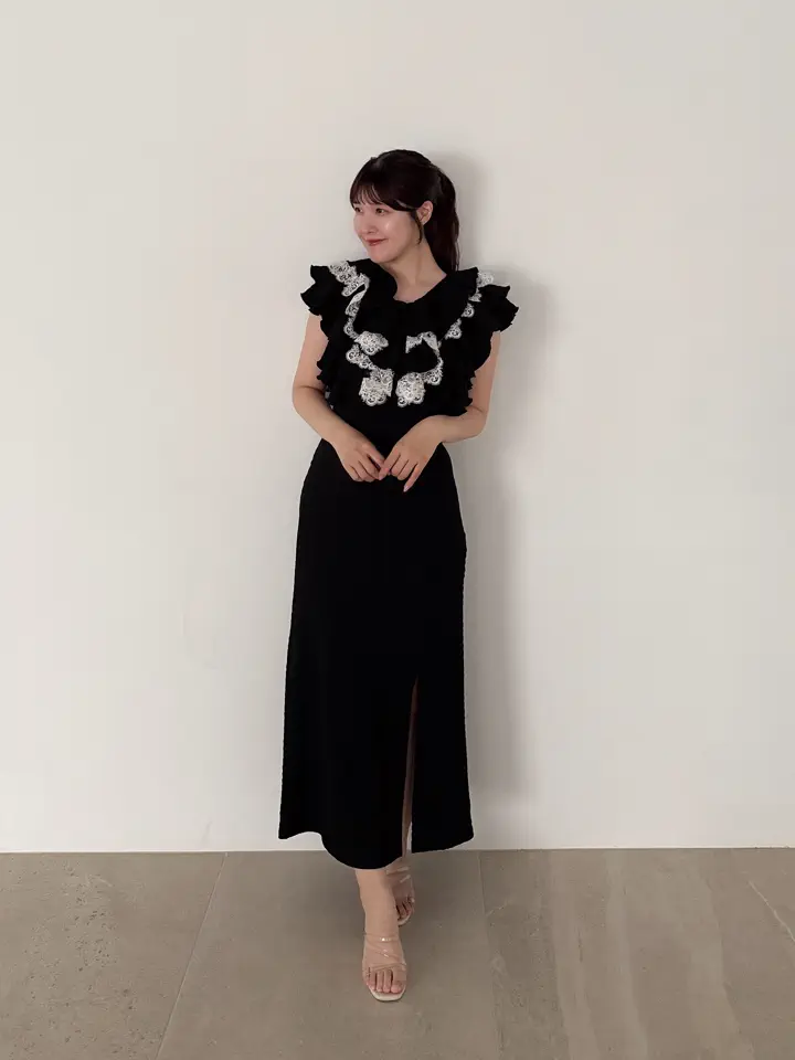 ラッフルレースカットワンピース｜evelyn（エブリン）公式通販サイト