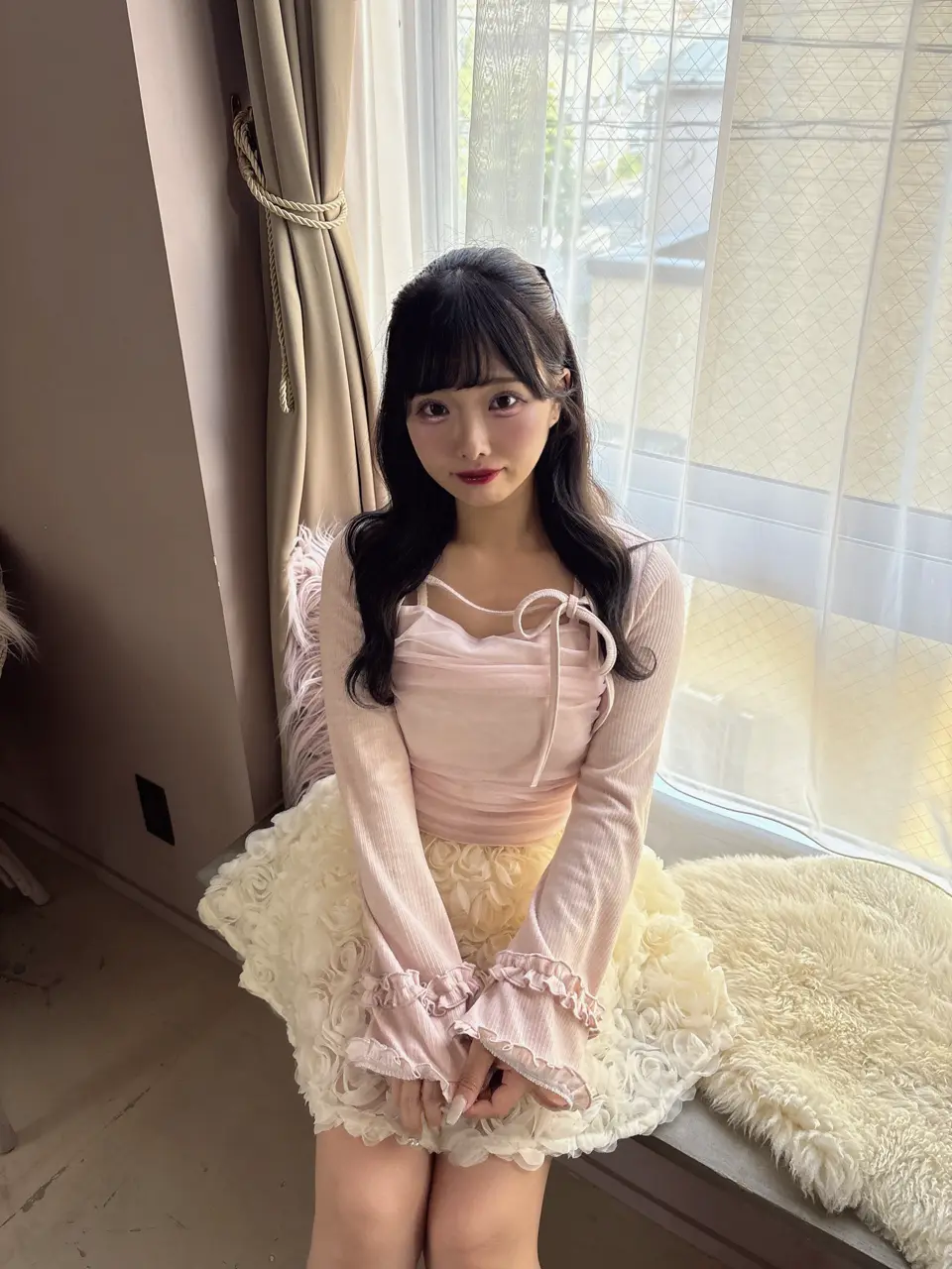 Bust Gather Tulle Tops｜evelyn（エブリン）公式通販サイト