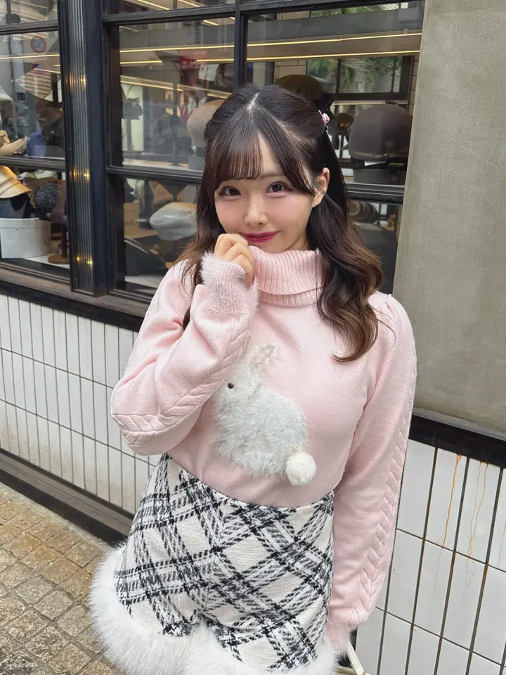 ぷりん Lapin Turtleneck Knit｜evelyn（エブリン）公式通販サイト