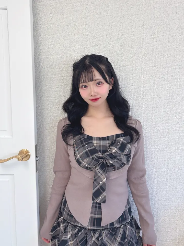 Frill Cardigan Check Ribbon Onepiece｜evelyn（エブリン）公式通販サイト