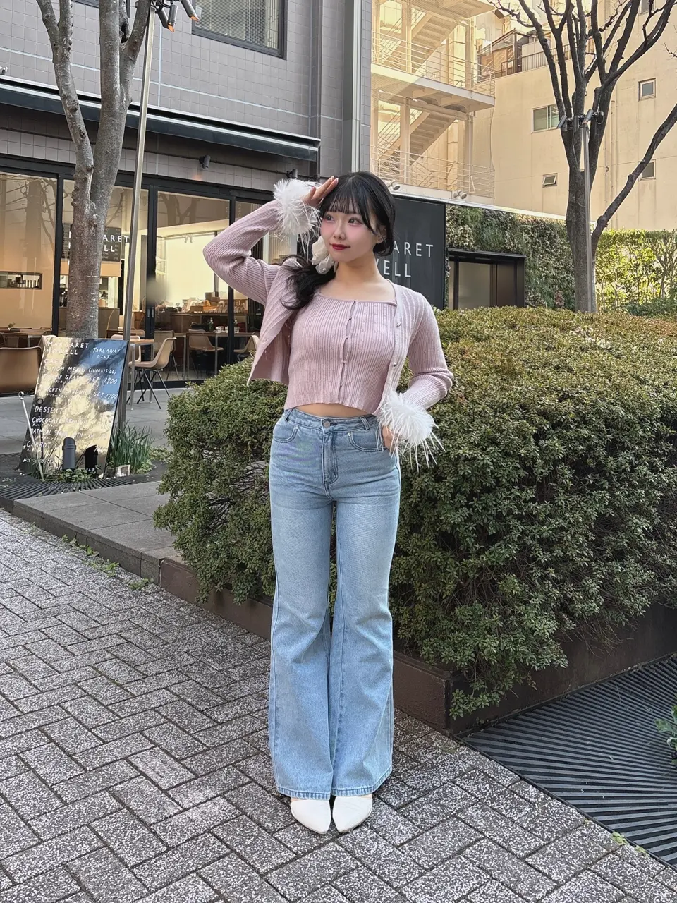Hem Flare Fit Denim Pants｜evelyn（エブリン）公式通販サイト